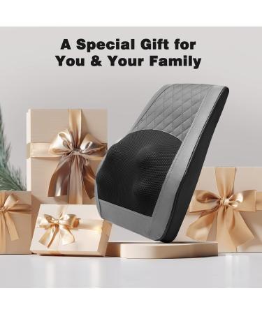 Omassa Shiatsu Neck Massager with Heat | 3D Kneading Back Massager for Muscle Pain Relief | Ideal Gift for Men & Women - Dark Gray - Buy Online on GoSupps.com