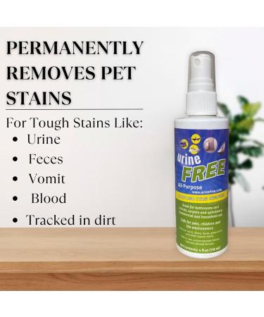UrineFree - PetFresh - Odor & Stain Remover from any surface Suitable for Carpets Upholstery and Hardwood Floors - for Children Dogs and Cats - Household Uses (4 oz / 118 ml - Pack of 2) - Buy Online on GoSupps.com