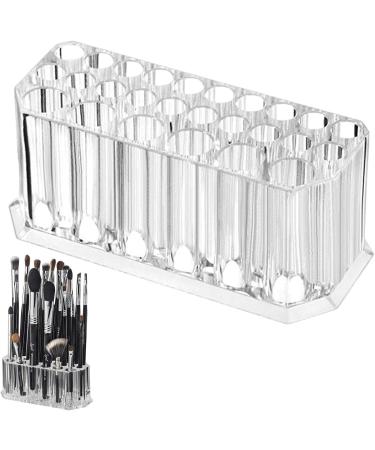 Acrylic Eyeliner Organizer | Clear Lip Liner Eyeliner Organizers and Storage Box - Eyeliner Makeup Holder Organizer with 26 Slots for Home Desk - Buy Online on GoSupps.com