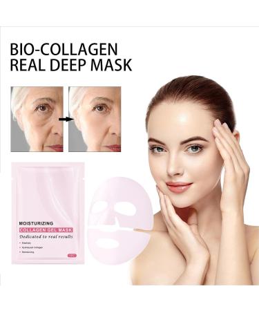 Pink Collagen Jelly Gel Mask Korean Organic Collagen Face Mask Collagen Face Mask Korean Collagen Mask Korean Collagen Face Mask Pore Care Firming Moisturizing Korean Skincare (6pc) - Buy Online on GoSupps.com