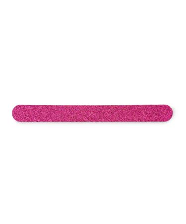 RAWR Professional Nail File (180 Grit) Disposable Double-Sided Mini Emery Boards Durable Nail Care Tools for Home or Salon Manicure and Pedicure Compact and Portable Nail Grooming Kit - Pink