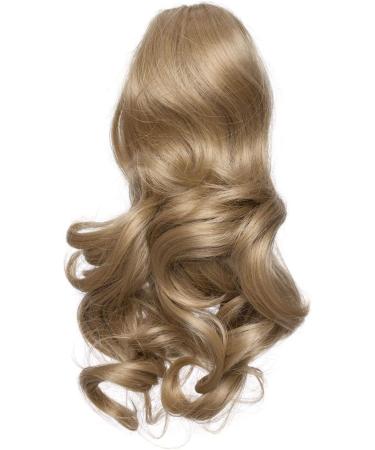 Long Short Claw Ponytail Hair Extension | Clip-in Synthetic Hairpiece 12 Curly Ash Blonde - Buy Online on GoSupps.com