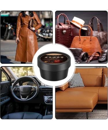  Generisch Leather cream - Conditioner and restorer - Leather restoration cream - Natural moisturizing cream for sofas car seats and bags - Non-toxic leather care balm - Buy Online on GoSupps.com