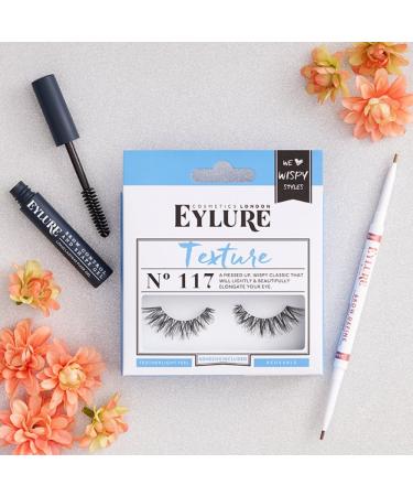 Eylure Fluttery Light No. 117 False Lashes Black 3 Count (Pack of 1) - Buy Online on GoSupps.com