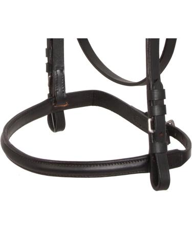 Premium Black Brown Raised Eventing Leather Horse English Bridle - Hand Stitched Acerugs - Buy Online on GoSupps.com