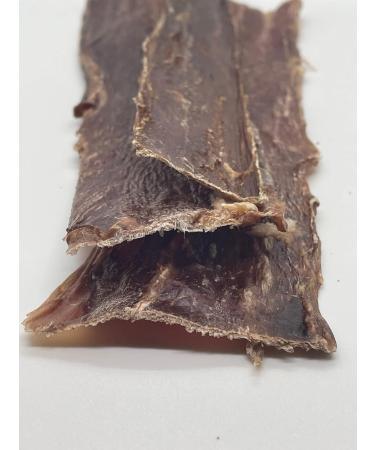 Bullsters Dog Treats Bones Chews All Natural 1 Ingredient with No Additives No Preservatives Steroid Free for Small Medium Large Dogs Beef Strips (12" Pack of 3) - Buy Online on GoSupps.com
