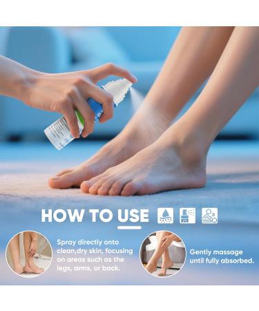 AOSORW Pure Magnesium Oil Spray - Natural Topical Magnesium for Nighttime Comfort Sleep - Non-Greasy for Feet Hands and Body - 4.8 fl oz (Pack of 1) - Buy Online on GoSupps.com