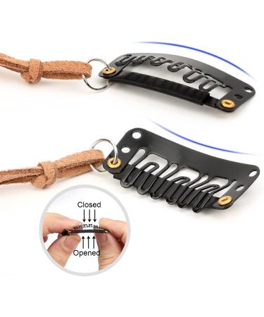 MWOOT 6Pcs Clip In Peacock Feather Hair Extensions for Women - Handmade Bohemian Hippie Hair Clips for Halloween, Carnival, Cosplay & Parties - Buy Online on GoSupps.com