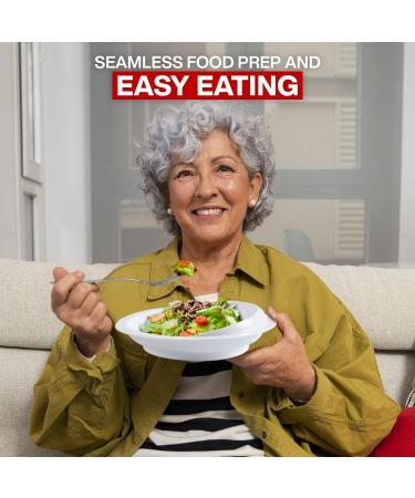 Buy Aquashielding Spout-Proof Shovel Plates for Disabled Adults - Wave Edge Design Perfect for Simple Meals (1 PC) - International Shipping Available - Buy Online on GoSupps.com