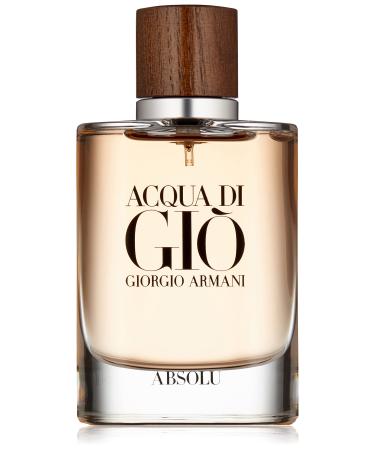 GIORGIO ARMANI Acqua Di Gio Absolu Eau De Parfum Spray, 2.5 Fl Oz, Beige Wood  2.5 Fl Oz (Pack of 1)