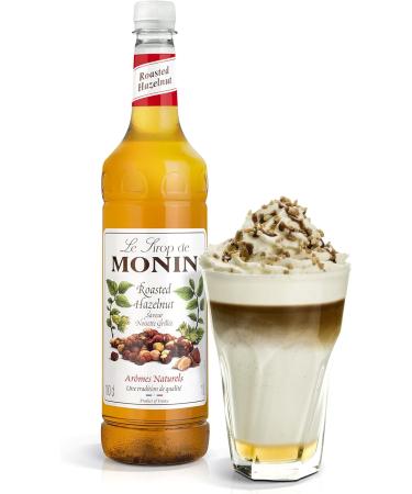 Monin Roasted Hazelnut Syrup - 1L Bottle - Premium Flavoring Syrup - Buy Online on GoSupps.com