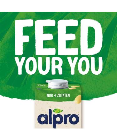 Alpro Organic Soya Drink - Vegan Lactose-Free & Gluten-Free - 8x1L Pack | Plant-Based Milk Alternative - Buy Online on GoSupps.com