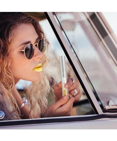 Gold Lipstick | 2 in 1 Gold Shimmer | 2.7ml Waterproof Gold Eyeshadow High Gloss Non-Sticky Lip Gloss Shimmer Eyeshadow for a Wobblo - Buy Online on GoSupps.com