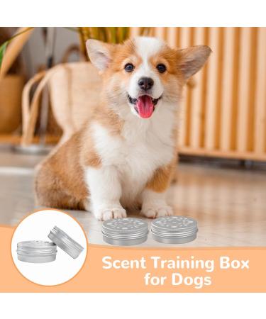 8PCS Dog Scent Work Tins Kit Aluminum Dog Scent Training Jar Dog Scent Training Box Dog Nose Smell Training Container Agility Scent Training Equipment for Dog Nose Training - Buy Online on GoSupps.com