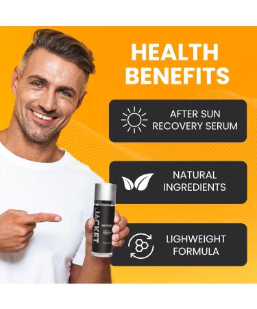 JACKET Hydrating Night Serum| Enriched with High Concentration Aloe Algin and Red Seaweed Extract | Anti-Aging Serum | Powerful Moisturizer for After Sun Care - For Sensive Skin and All Skin Types - Buy Online on GoSupps.com
