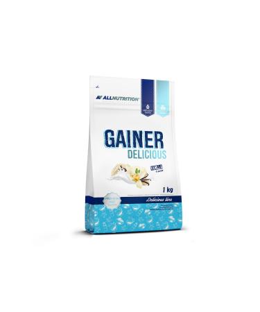 All -Nutrition Gainer Delicious Protein Powder |Taste: Vanilla |1000g p Pack |Protein whey buttermilk fitness bodybuilding |Dietary supplement vanilla 1000g