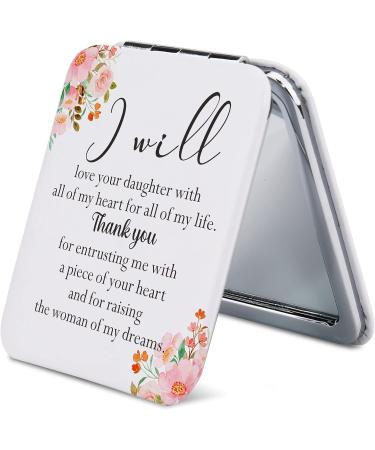 Mother of the Bride/Groom Gift: Mother in Law Pocket Mirror | Wedding Day Keepsake & Thank You Gift | Bridal Shower Keepsake for Woman - Buy Online on GoSupps.com