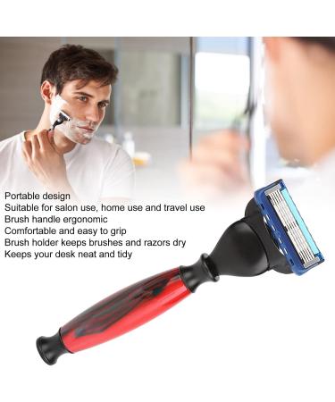 Premium 3 Piece Shaving Brush Set for Men - Lightweight Beard Brush Kit & Razor - Perfect for a Smooth Shave - Buy Online on GoSupps.com