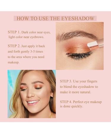 Glitter Gradient Eyeshadow Stick Set Waterproof Shimmer Eye Makeup in 12 Colors (6 Packs) - Buy Online on GoSupps.com