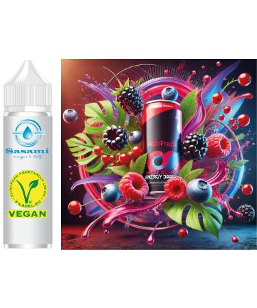 Energy Drink Wild Berry Flavor Concentrate - Vegan - Sasami - 10 ml