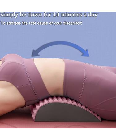 Yeah Boom Neck and Back Support - Lumbar Vertebrae & Back Extensor Stretcher - Massage Pillows for Spine Pain Relief - Pink - Buy Online on GoSupps.com