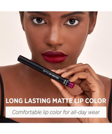 L.O.C.K. Matte Lip Crayon 02 Pale Pink - Long Lasting Velvet Soft Matte Lipstick | International Shipping Available - Buy Online on GoSupps.com