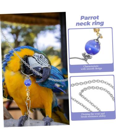 Yardwe 5 Sets Parrot Bird Neck Chain Parrot Leash Chain Stainless Steel Bird Accessory 30x2.3cmx5pcs As Shownx5pcs - Buy Online on GoSupps.com