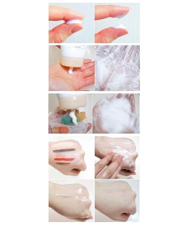 Korean Egg White Pore Clinic Foaming Facial Cleanser - K Beauty Acne Treatment for Sensitive Oily Skin - Buy Online on GoSupps.com