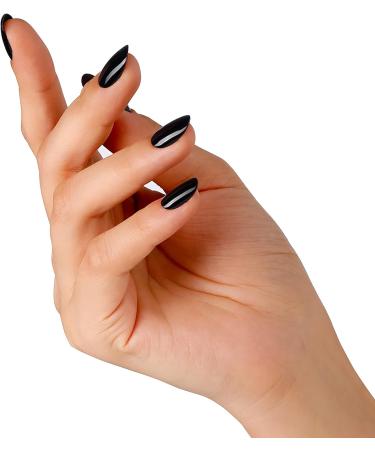Bluesky Gel Nail Polish Jet Black A021 Long Lasting Chip Resistant 10 ml (Requires Drying Under UV LED Lamp) Black 10 ml (Pack of 1) - Buy Online on GoSupps.com