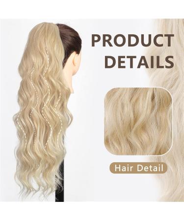 Hair Bun 26" Long Curly Wavy Drawstring Hair Clip Natural Ponytail Extension Synthetic Hair Extensions Female Wig Hair Bun Hair Extension Hair Piece (Color : Red Size : 26inches) 26inches Red - Buy Online on GoSupps.com