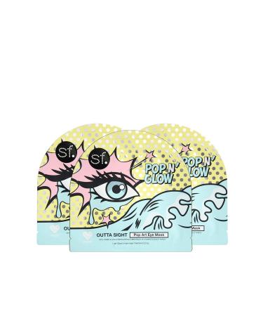 SFGlow POP n Glow Eye Mask - Hydrating Pop Art Eye Treatment (0.27 oz) - Buy Online on GoSupps.com