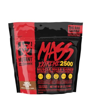 Mutant Mass Extreme Gainer Whey Protein Powder Build Muscle Size & Strength with High-Density Clean Calories (Triple Chocolate 6 LB) Triple Chocolate 2.72 KG (1 Series Pack) - Buy Online on GoSupps.com