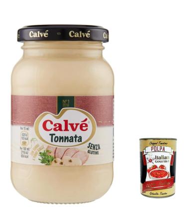 Italian Gourmet E.R. Calv Salsa Tonnata Set of 6 Tuna Sauces 225 ml + Pulp 400 g