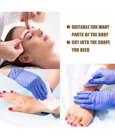 1000 Pcs Non Woven Wax Strips - Hair Removal Strips for Women and Men - Skin Body Facial Waxing - Bikini, Arms, Legs, Underarm, Eyebrow, Armpit (White) - Buy Online on GoSupps.com