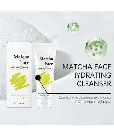 Nettoyant Visage Hydratant Au Matcha: Nettoyage Doux Des Pores Contr le Du S bum Soin Quotidien For Un Teint Frais Et clatant (sans Effet De Tiraillement)(3PCS) - Buy Online on GoSupps.com
