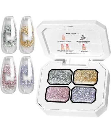 Nail Art Gel Paint Nail Art Palette Gel Manicure Palette Long Lasting Wear Smooth Application 3G for Home Salon Wedding Dating Travel - Buy Online on GoSupps.com