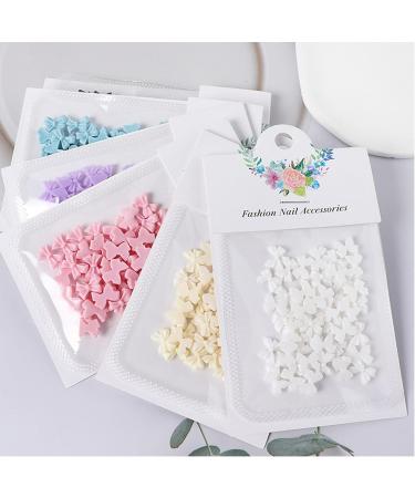 VONNST Nail Decorations 50pcs/set Bows Charm Matte Bowknot Charm flatback Bows Art Decoration Bows Nails Jewelry - Buy Online on GoSupps.com