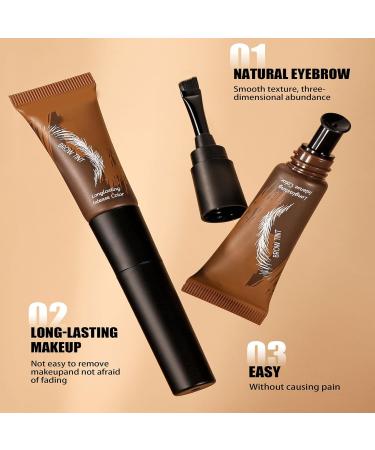  jopiuieo Eyebrow Dye | Long-Lasting Eyebrow Color | Semi-Permanent Eyebrow Dye - Daily Beauty Cosmetics Men and Women - Buy Online on GoSupps.com