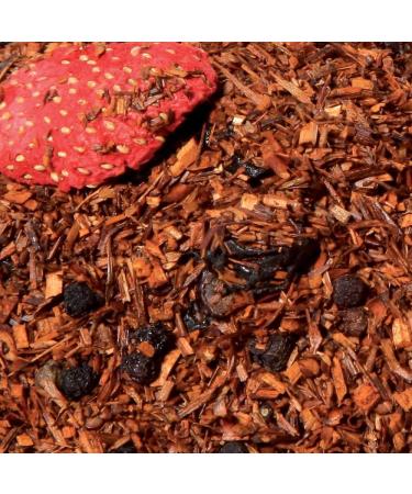 Organic Rooibos Wild Berries Bulk Rooibos 100 gram bag with Zip 40 Cups 100% Organic Farming Roo - Buy Online on GoSupps.com