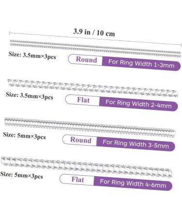 Coheali 24 STK Ring Size Adjuster Tool - Silicone Measurement for Women and Men - Perfect for Wide Ribbons - Buy Online on GoSupps.com