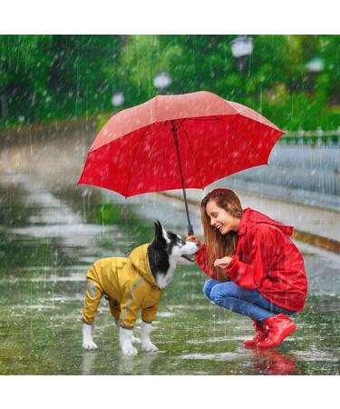 Buy Waterproof Dog Raincoat Adjustable Puppy Rain Jacket with Hood Reflective & Perfect for Small Dogs - Buy Online on GoSupps.com