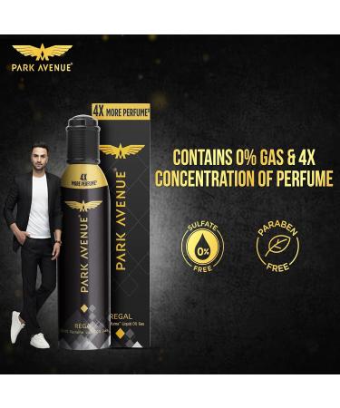Park-Avenue Men Regal No Gas Premium Perfume Long Lasting Citrus Fragrance Spray 130Ml Pack Of 1 - Buy Online on GoSupps.com