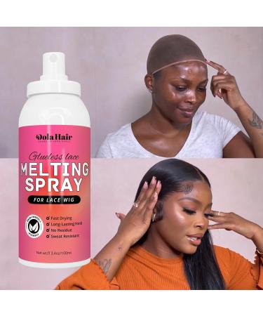 Dolahair Lace Melting and Holding Spray for GlueLess Wig Hair Adhesive for Wigs Wig Spray Medium Hold Edge and Hairline Protect Wig Spray Glue Spray Wig Melting Spray Lace Bond Spray - Buy Online on GoSupps.com