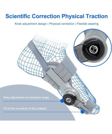 Zeetan Bale Toe Corrector - Adjustable Button Orthopedic Large Toe Relief with Heel Straps - Comfortable Foot Care Solution - Buy Online on GoSupps.com