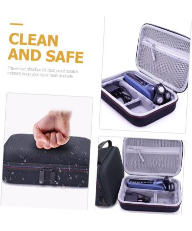 Frcolor 4-Piece Storage Bag for Hair Clippers | Travel Carrier for Trimmers & Razors | Protective EVA Case for Safety Razors | Ideal Men's Gift for Dad - Buy Online on GoSupps.com
