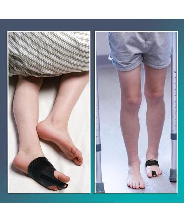 Boydri Toe Rigid Splint Stabilizers - Toe Straightener & Corrector Brace for Broken Toe - Adjustable Toe Support - L/XL Black - Buy Online on GoSupps.com