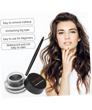 LALAFINA 6 Pcs Black Eyeshadow Brown Eyeliner Brown Eyeshadow Eye Shadow Cream Set Pearlescent Glitter Powder 1 count (Pack of 1) As Shownx3pcs - Buy Online on GoSupps.com