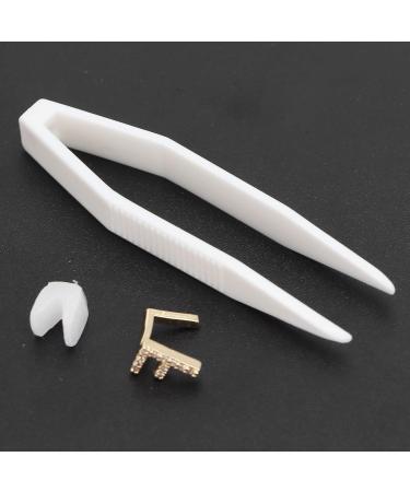 Stylish Halloween Hip-Hop Teeth | Artificial Gold Party Decoration | Exquisite Letter F Design - Buy Online on GoSupps.com