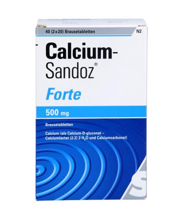 Calcium Sandoz Forte effervescent tablets