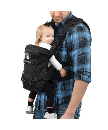 Alpha Six Baby Carrier - Tactical Black | All Day Comfort for Infants and Toddlers - Buy Online on GoSupps.com